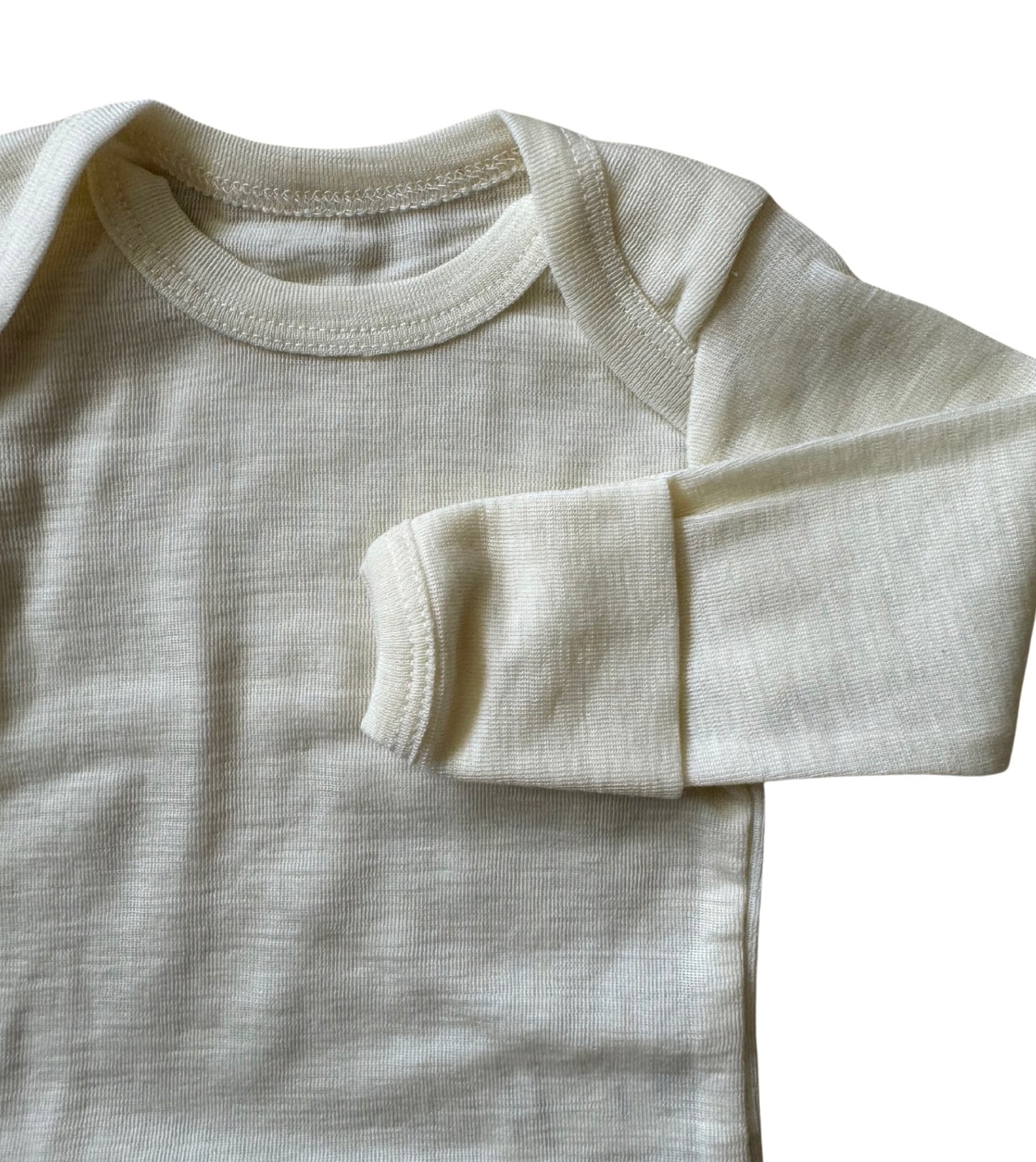 Natural Fine Merino Long Sleeve Bodysuit