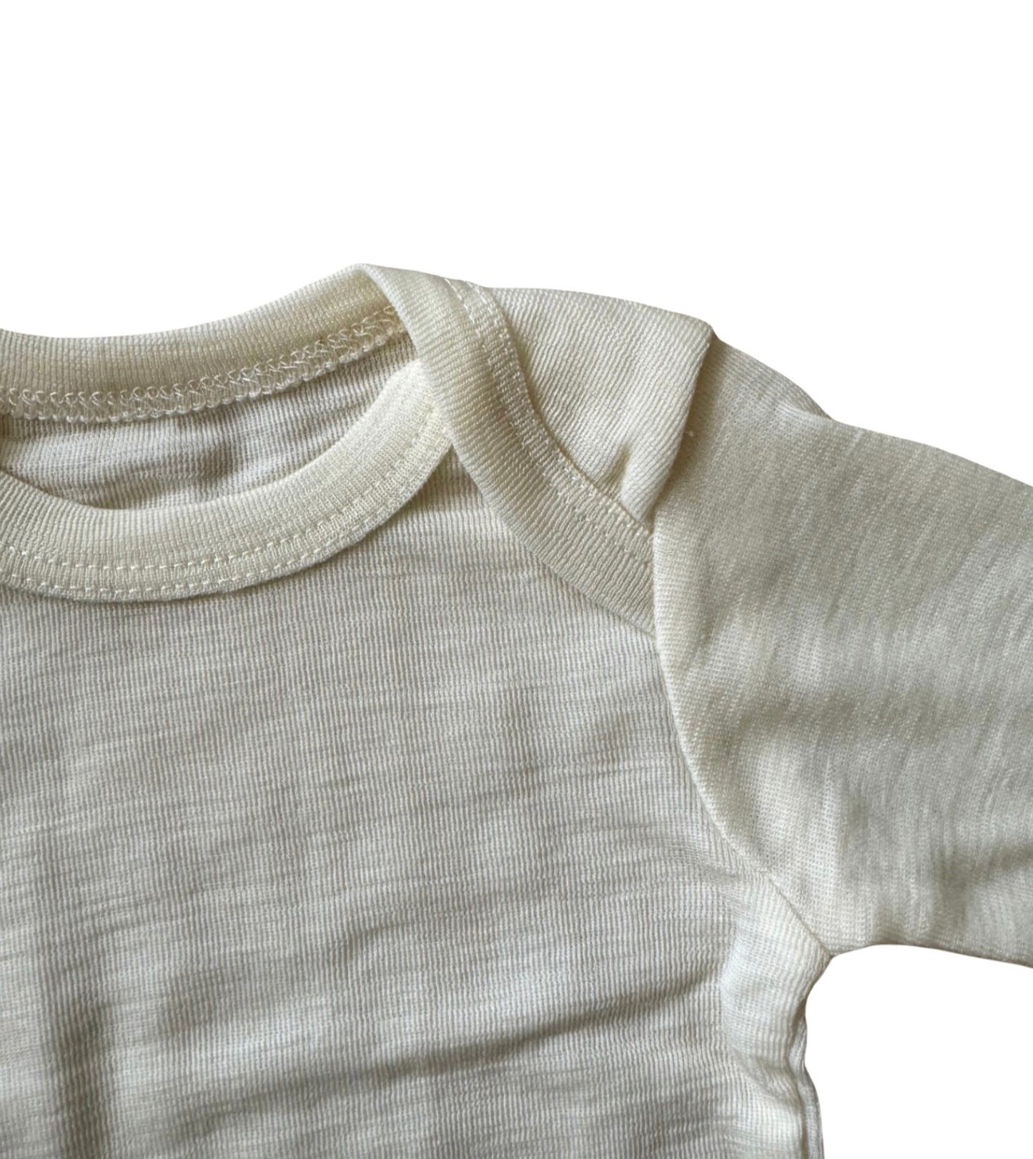 Natural Fine Merino Long Sleeve Bodysuit